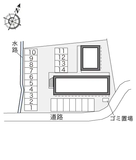 ★手数料０円★富士宮市小泉 月極駐車場